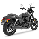 Freedom Performance Eagle Slip-On Mufflers for Harley 14-20 XG500 / XG750 Street / Black with black end caps  - Customhoj