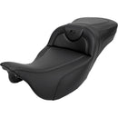 Saddlemen Roadsofa Extended Reach Plain Seat for Harley 08-25 Touring (excl. 23-25 CVO; 24-25 Road Glide / Street Glide) / Carbon Fiber / Without heating / Without backrest  - Customhoj