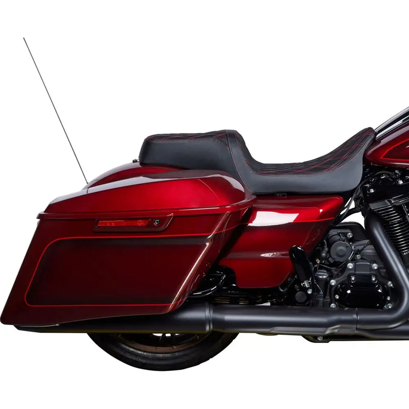 Drag Specialties Performance Predator 1-Up -istuin Harleyyn 