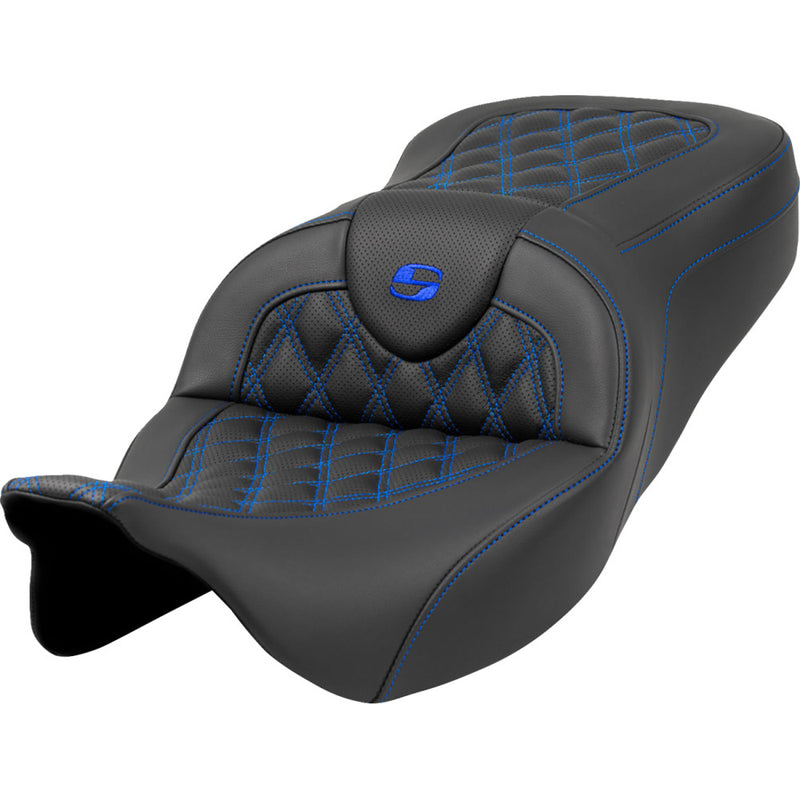 Saddlemen Roadsofa Lattice Stitch -istuin Harleylle