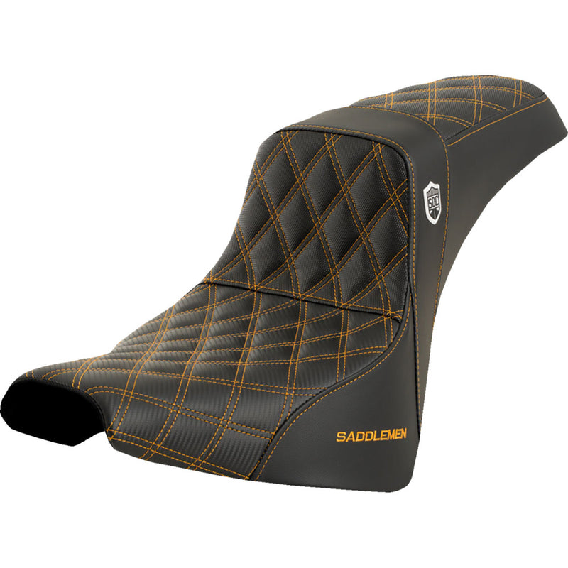 Saddlemen Pro SDC Performance Gripper Lattice Stitch -istuin Harleylle Pro SDC Performance Gripper Lattice Stitch -istuin Harleyyn