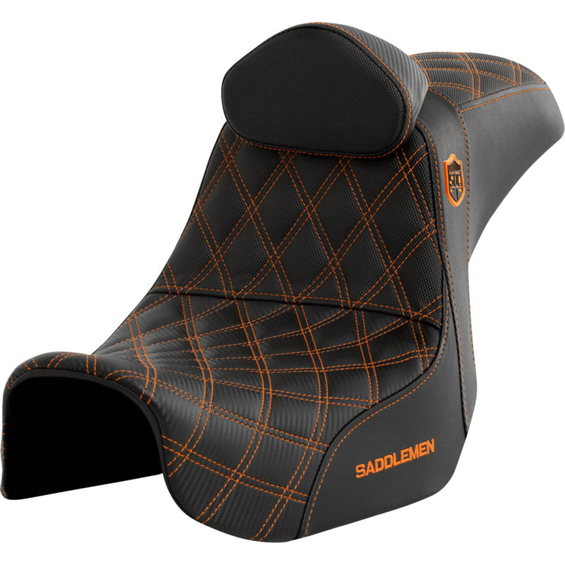 Saddlemen Pro SDC Performance Gripper Lattice Stitch -istuin Harleylle Pro SDC Performance Gripper Lattice Stitch -istuin Harleyyn