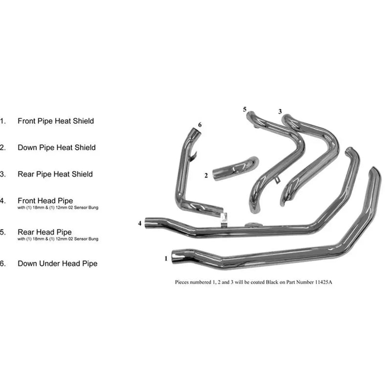 Bassani True Dual Down Under Headers Harleylle