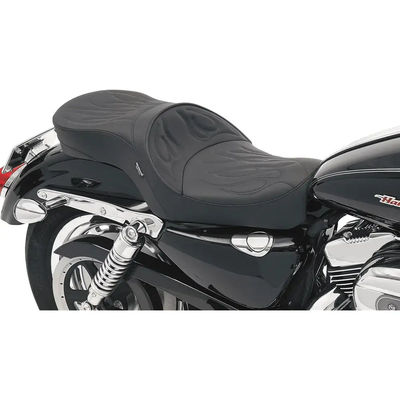 Drag Specialties Matala profiili Touring Istuin Harley-moottoripyörään