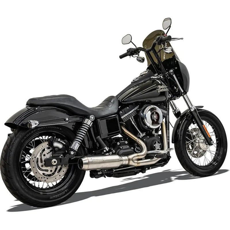 Bassani Ripper Super Bike 2-into-1 ruostumaton pakoputkisto Harleylle