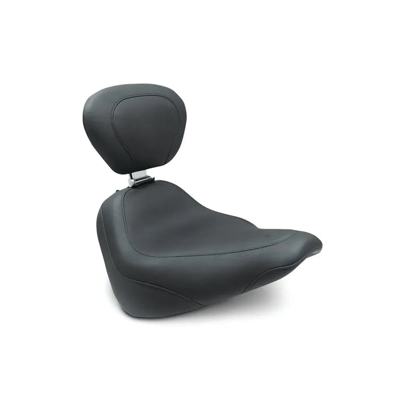 Mustang Wide Tripper -yksipaikkainen satula Harley-moottoripyörään