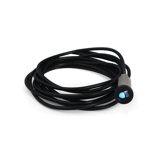 3/8" (9.5mm) Indicator Light High Beam Blue with Symbol