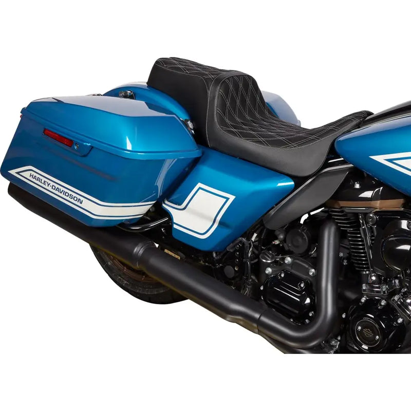 Drag Specialties Performance Predator 1-Up -istuin Harleyyn 