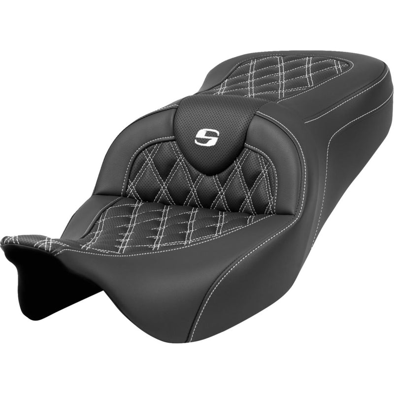 Saddlemen Roadsofa Lattice Stitch -istuin Harleylle