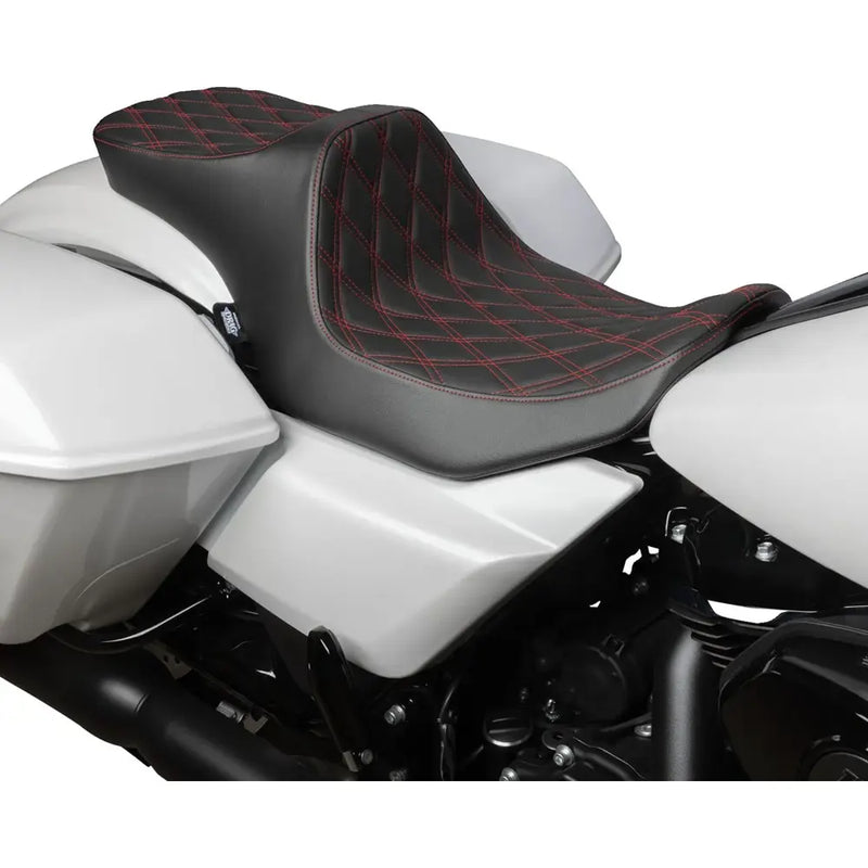Drag Specialties Predator III 2-Up -istuin Harley-moottoripyörään