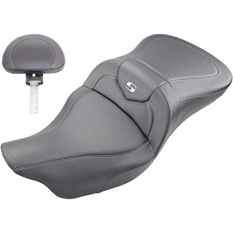 Saddlemen Roadsofa Extended Reach Plain istuin Harleylle
