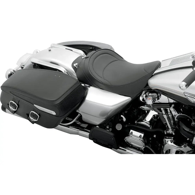 Drag Specialties Selkänojallinen yksipaikkainen istuin Harleylle 