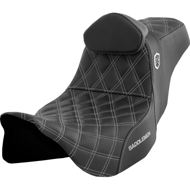 Saddlemen Pro SDC Performance Gripper Lattice Stitch -istuin Harleylle Pro SDC Performance Gripper Lattice Stitch -istuin Harleyyn