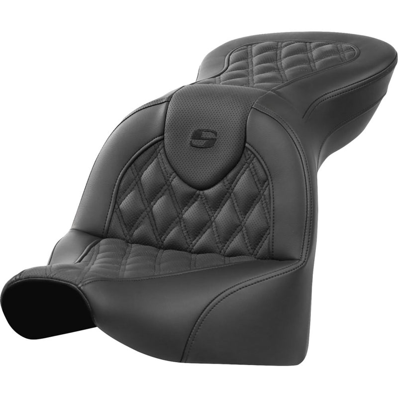 Saddlemen Roadsofa Lattice Stitch -istuin Harleylle