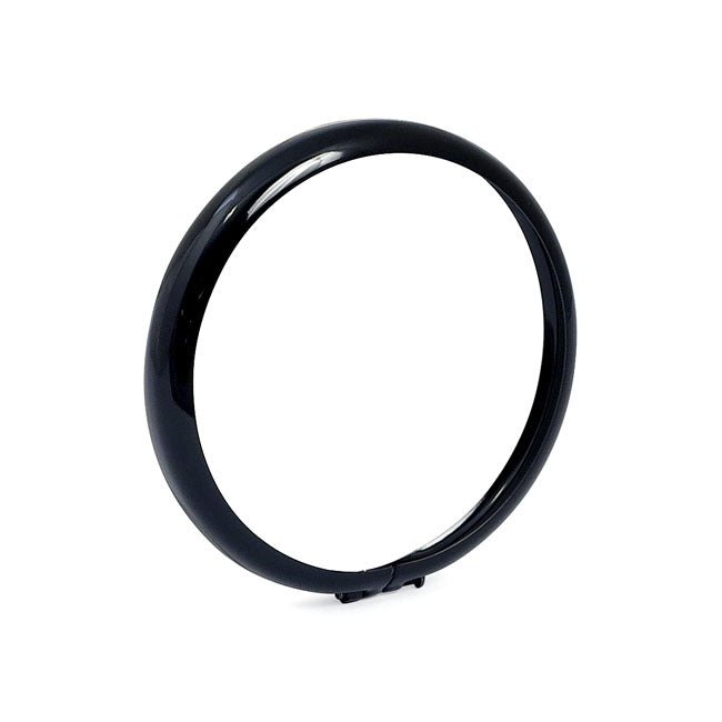 4" Headlight Trim Ring Bates Spotlamp Gloss Black - Customhoj