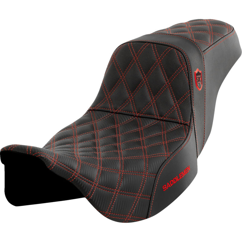 Saddlemen Pro SDC Performance Gripper Lattice Stitch -istuin Harleylle Pro SDC Performance Gripper Lattice Stitch -istuin Harleyyn