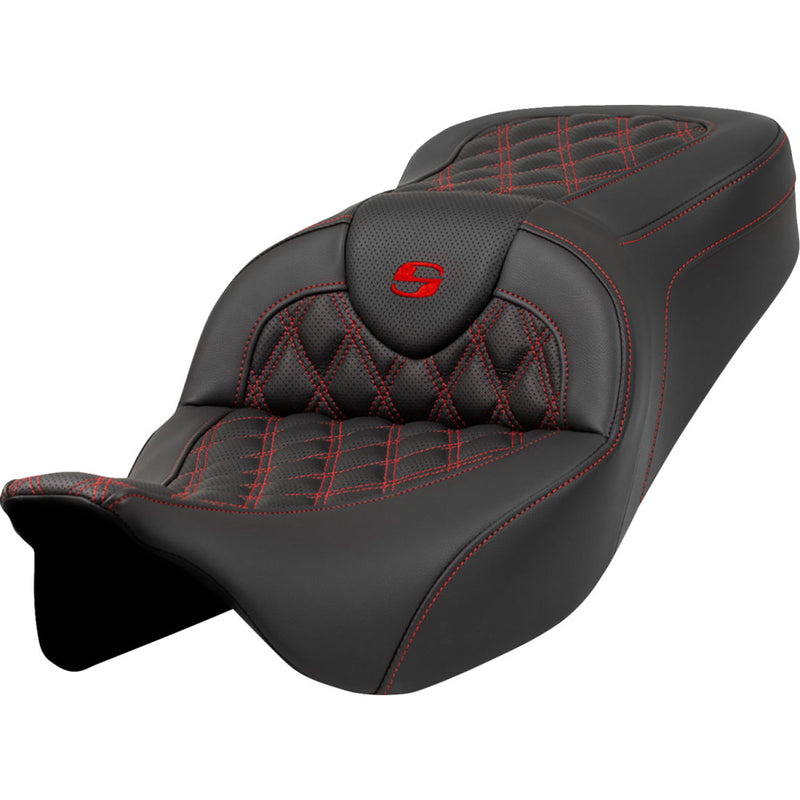 Saddlemen Roadsofa Lattice Stitch -istuin Harleylle