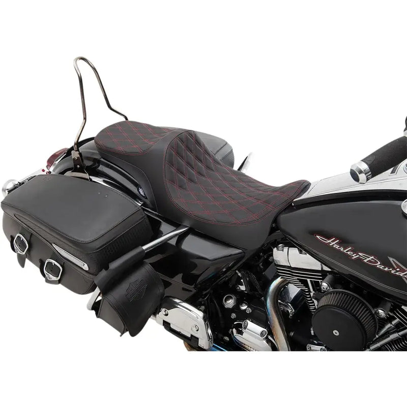 Drag Specialties Predator III 2-Up -istuin Harley-moottoripyörään