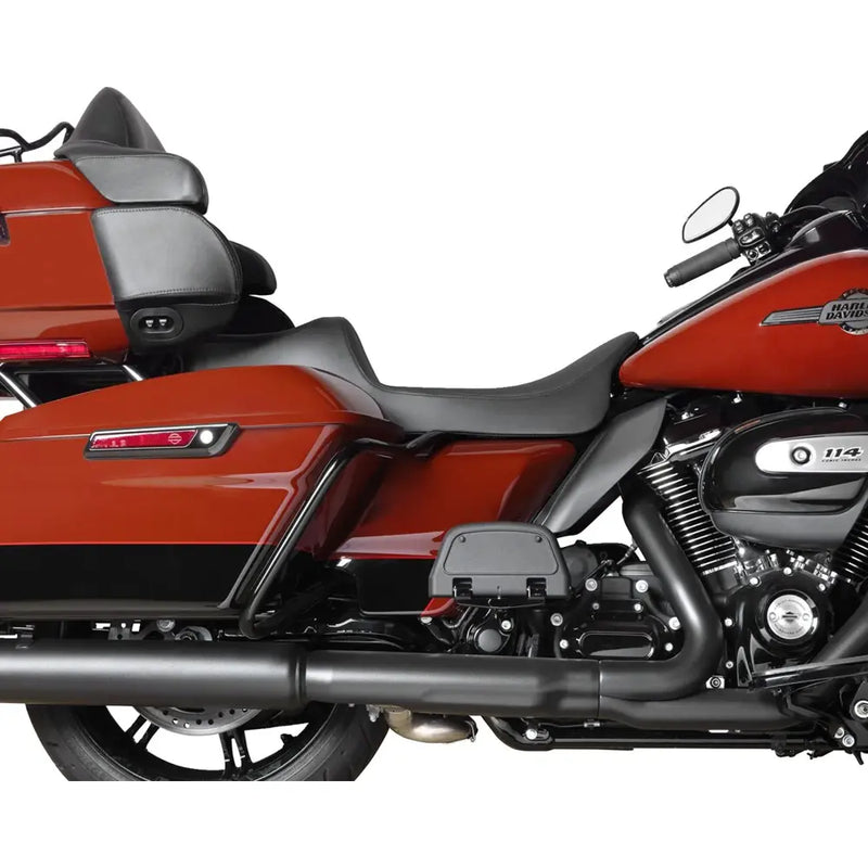 Drag Specialties Predator III 2-Up -jatkettu istuin Harleylle 