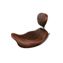 Mustang Wide Tripper -yksipaikkainen satula Harley-moottoripyörään