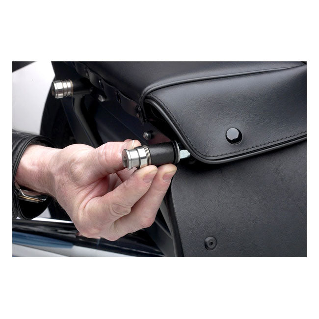 Cycle Visions Bareback Quick Release -satulalaukkujärjestelmä Harley-moottoripyörille