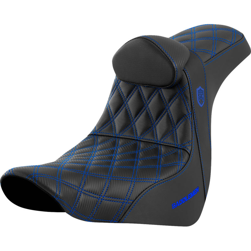 Saddlemen Pro SDC Performance Gripper Lattice Stitch -istuin Harleylle Pro SDC Performance Gripper Lattice Stitch -istuin Harleyyn