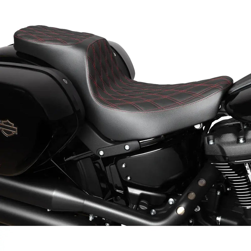 Drag Specialties Performance Predator 2-Up -istuin Harley-moottoripyörään