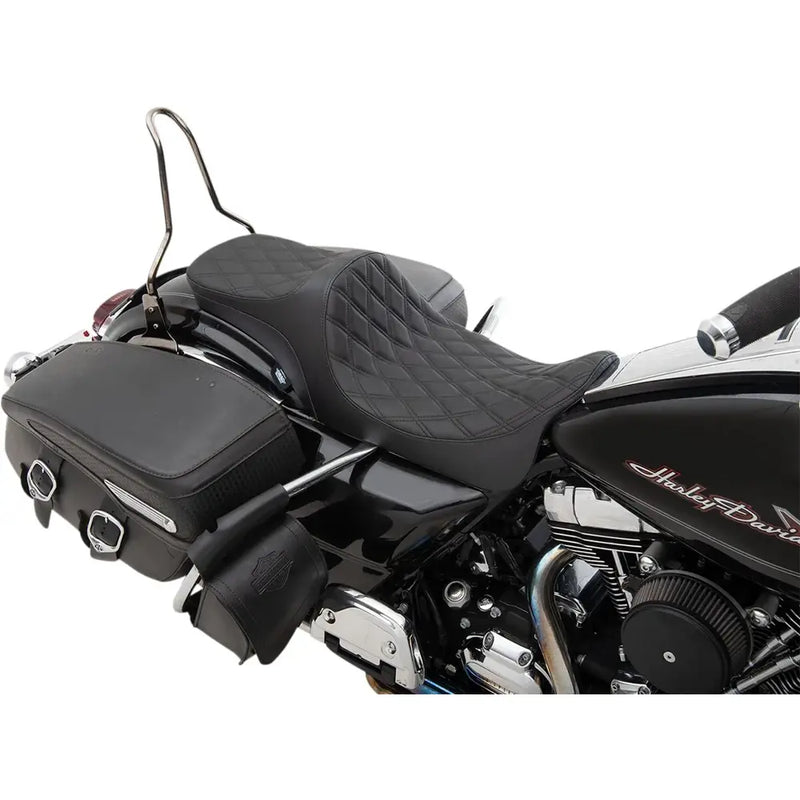 Drag Specialties Predator III 2-Up -istuin Harley-moottoripyörään