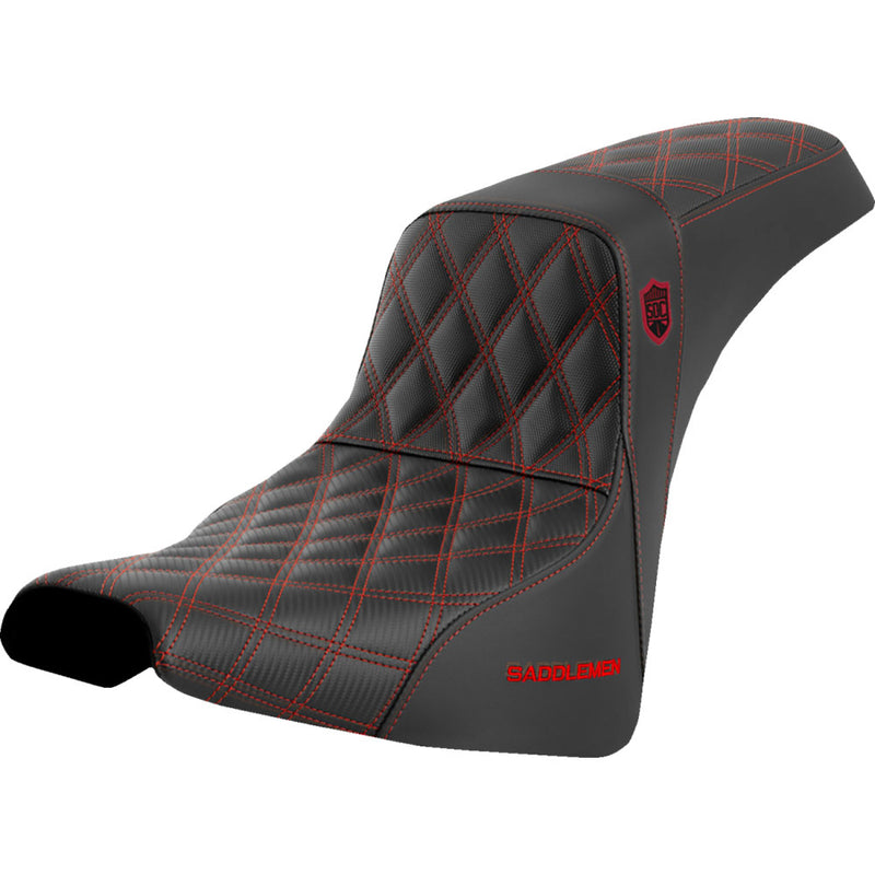 Saddlemen Pro SDC Performance Gripper Lattice Stitch -istuin Harleylle Pro SDC Performance Gripper Lattice Stitch -istuin Harleyyn