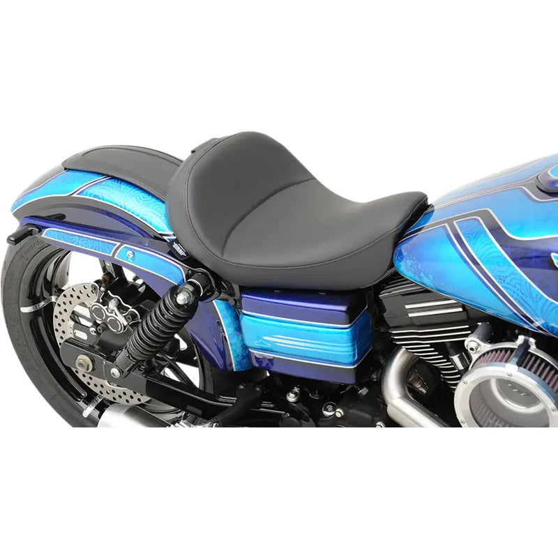Drag Specialties Selkänojallinen yksipaikkainen istuin Harleylle 