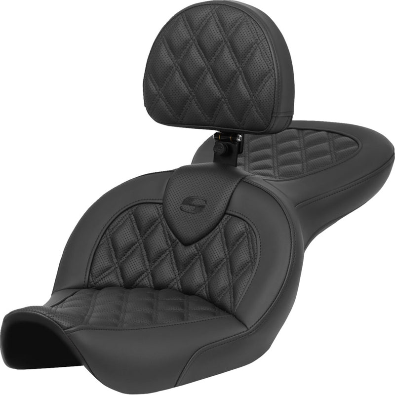 Saddlemen Roadsofa Lattice Stitch -istuin Harleylle