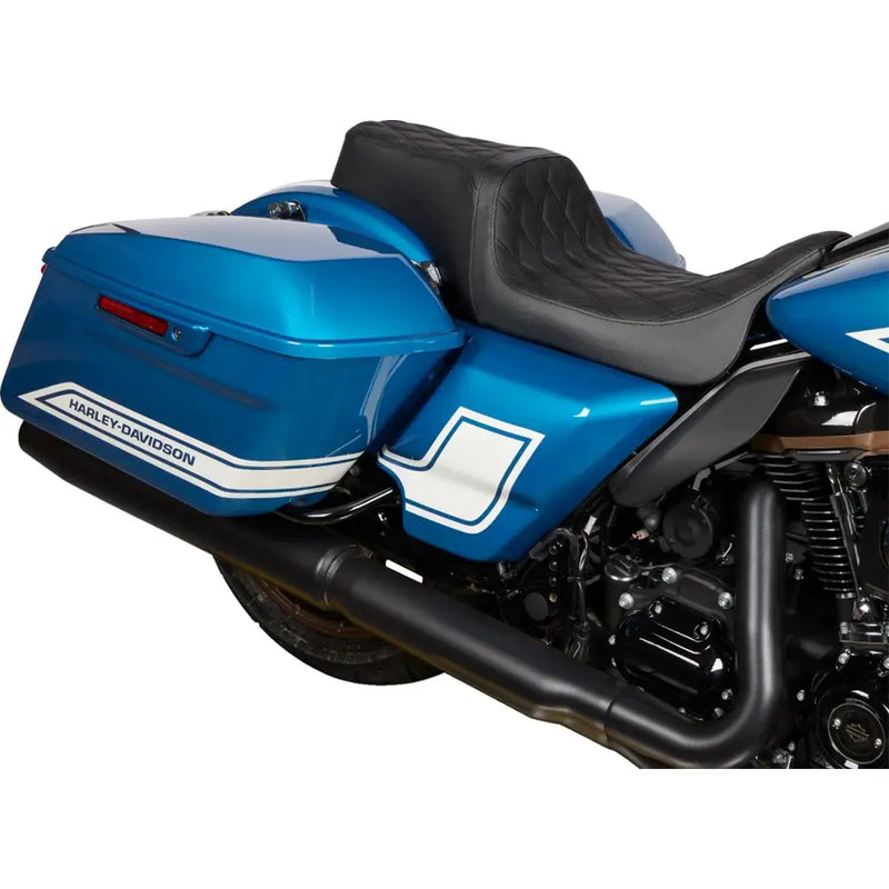 Drag Specialties Performance Predator 1-Up -istuin Harleyyn 