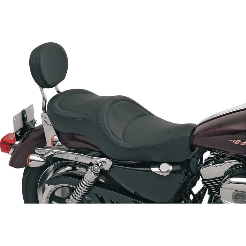 Drag Specialties Matala ja leveä Touring istuin Harley-moottoripyörään