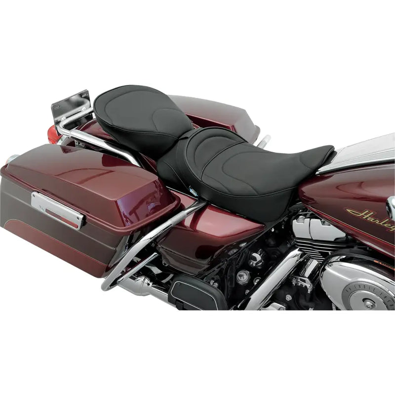 Drag Specialties EZ Glide II Solo-matkustajan istuin Harley-moottoripyörään