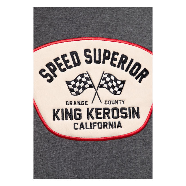 King Kerosin Speed King vetoketjullinen huppari