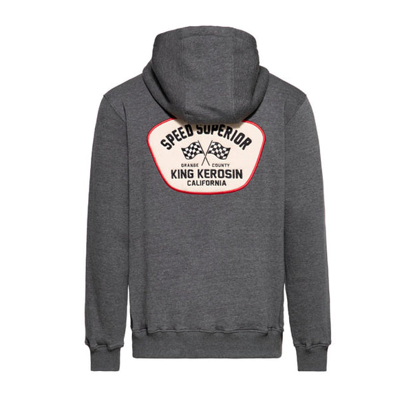 King Kerosin Speed King vetoketjullinen huppari