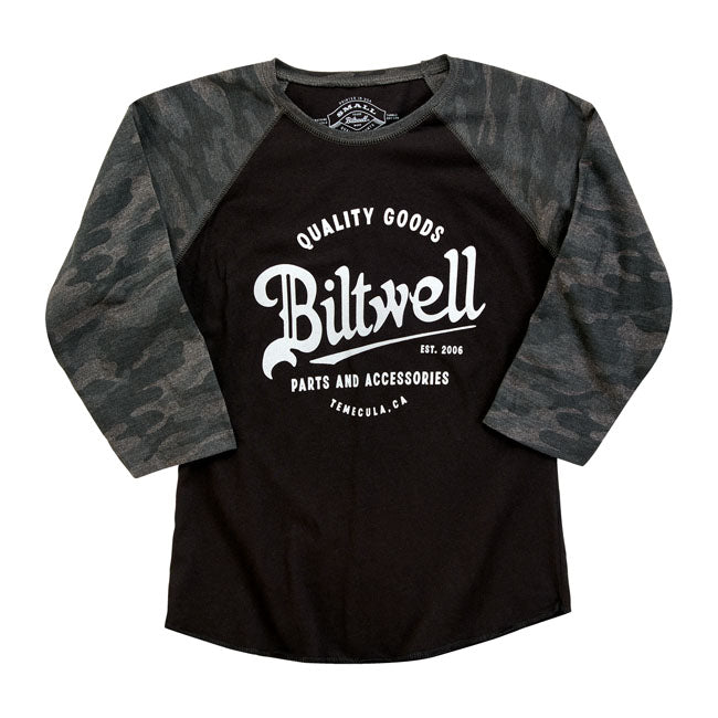 Biltwell Script Baseball pitkähihainen Ladies