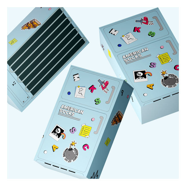 American Socks Frosty Fridge allekirjoitus sukat