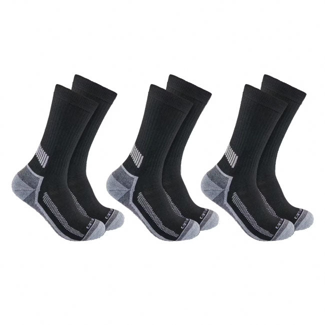 Carhartt Force Midweight Crew-sukat 3-pack 3-pack