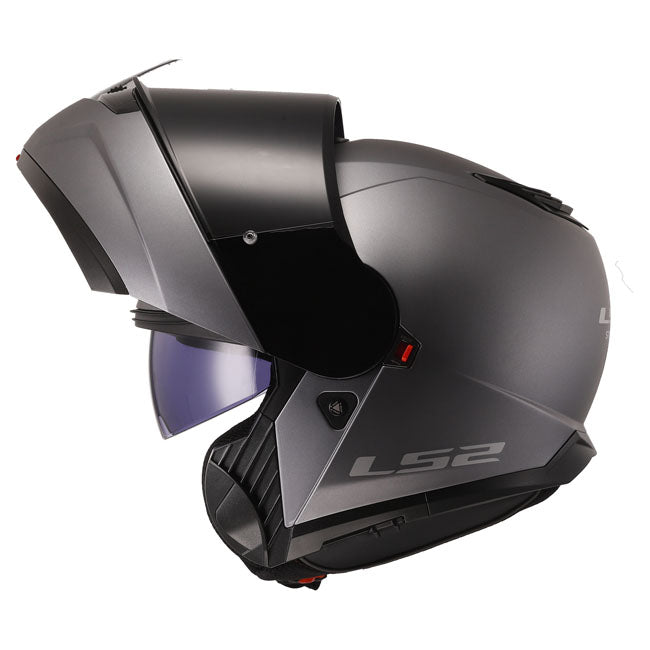LS2 Strobe II Flip-Up moottoripyöräilykypärä