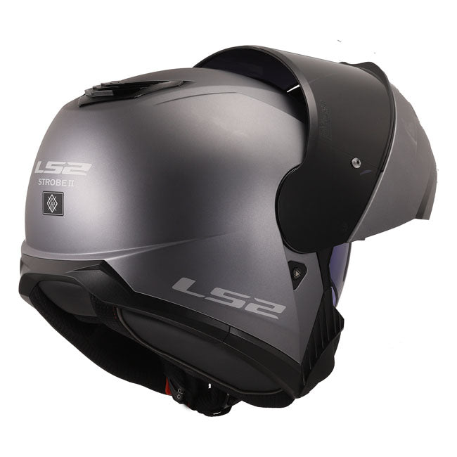 LS2 Strobe II Flip-Up moottoripyöräilykypärä