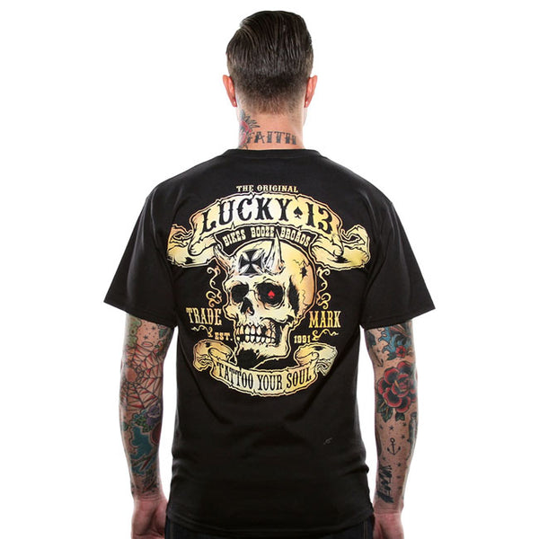 Lucky 13 Booze, Bikes & Broads T-paita