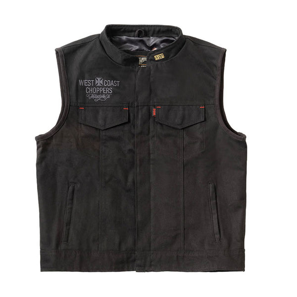 West Coast Choppers x 13 1/2 Dominator Canvas moottoripyöräliivi