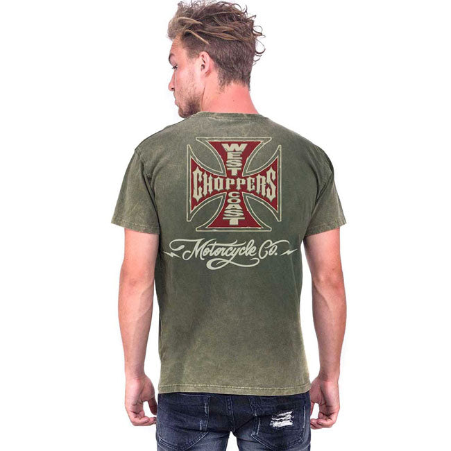 West Coast Choppers Moottoripyörä Co. Vintage t-paita