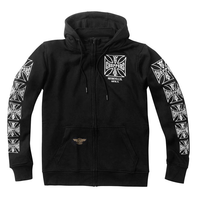 West Coast Choppers Dominator vetoketjullinen huppari