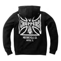 West Coast Choppers Dominator vetoketjullinen huppari