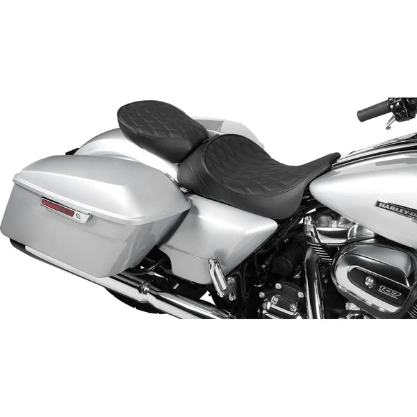 Drag Specialties EZ Glide II Solo-matkustajan istuin Harley-moottoripyörään