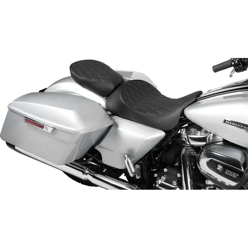 Drag Specialties EZ Glide II Solo-matkustajan istuin Harley-moottoripyörään