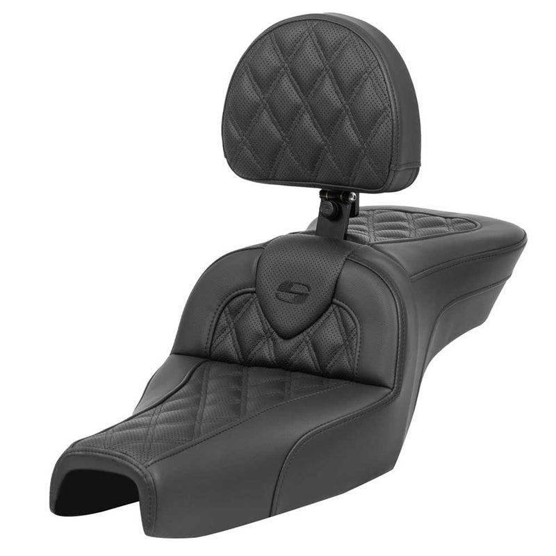 Saddlemen Roadsofa Lattice Stitch -istuin Harleylle