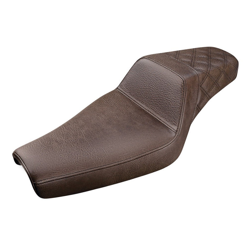 Saddlemen Step-Up Rear Lattice Stitch Harley varten